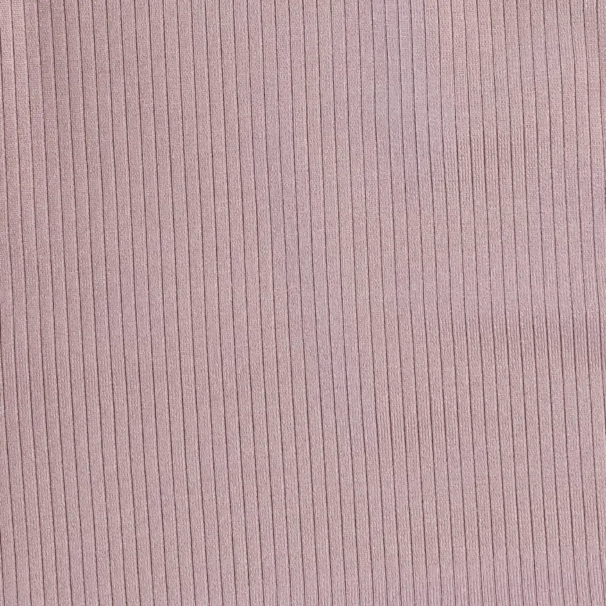 double layer blanket | mauve taupe | modal skinny rib