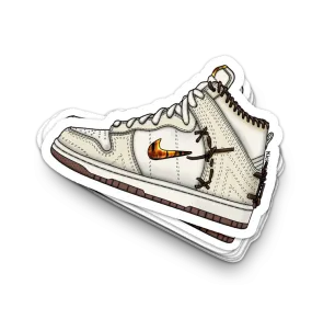 Dunk High "Bodega F&F Sail" Sneaker Sticker