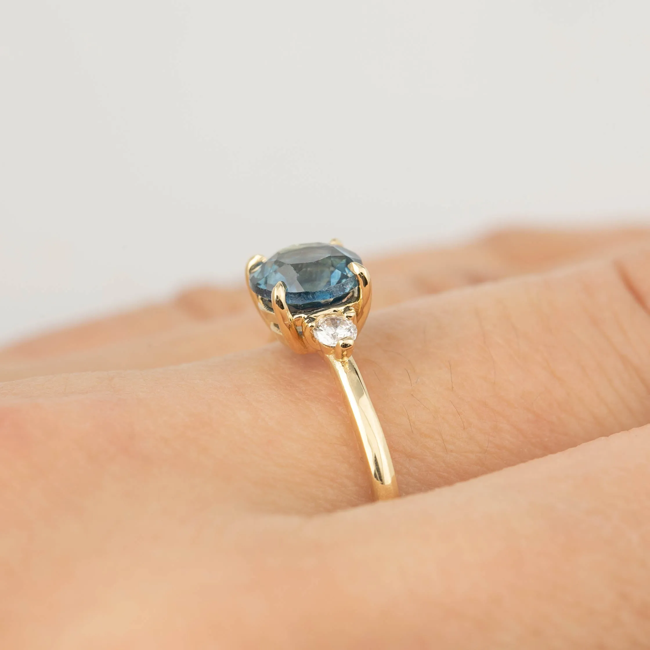 Emilie Ring - 1.46ct Montana Sapphire (One of a kind)