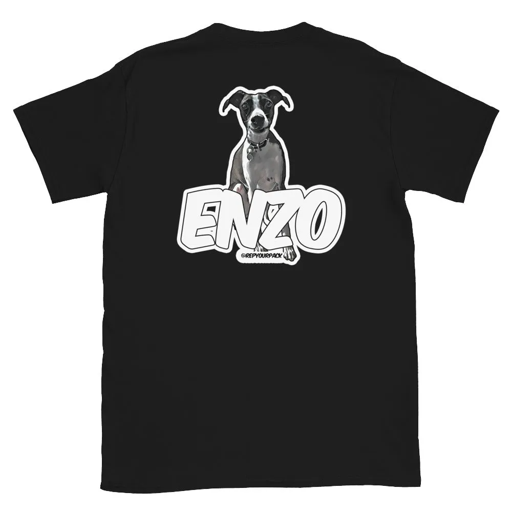 Enzo Unisex T-Shirt (front   back v1)