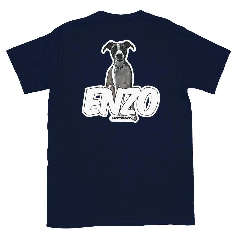 Enzo Unisex T-Shirt (front   back v1)