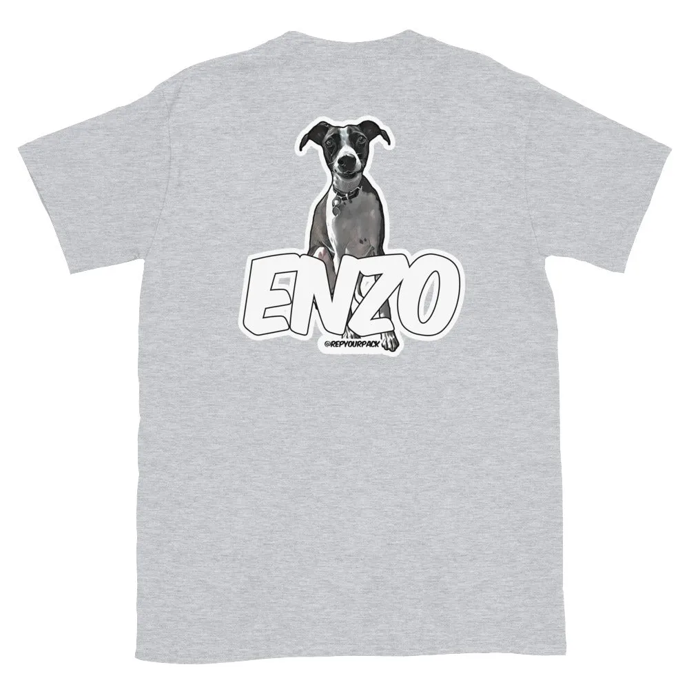 Enzo Unisex T-Shirt (front   back v1)