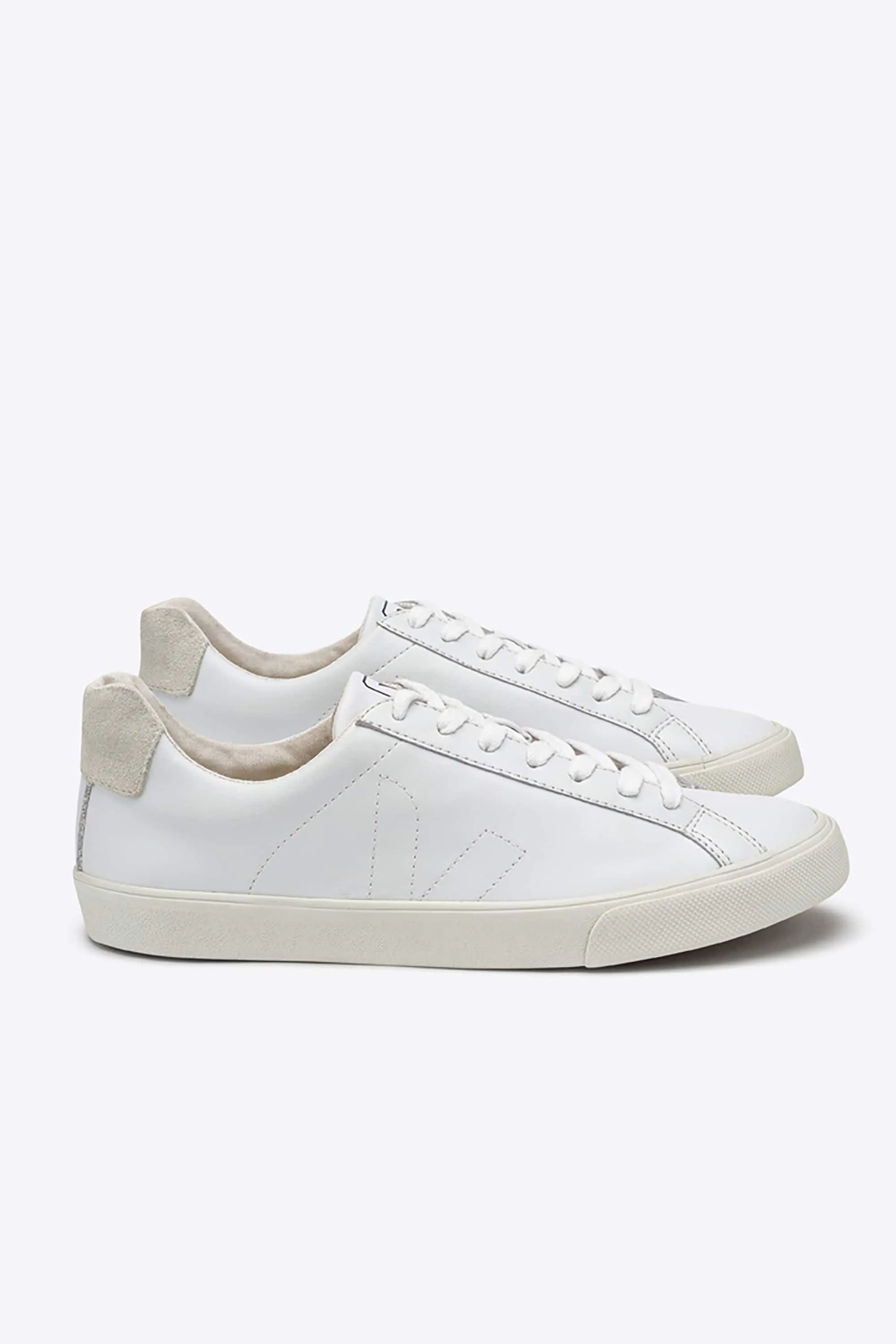 esplar leather sneaker extra white