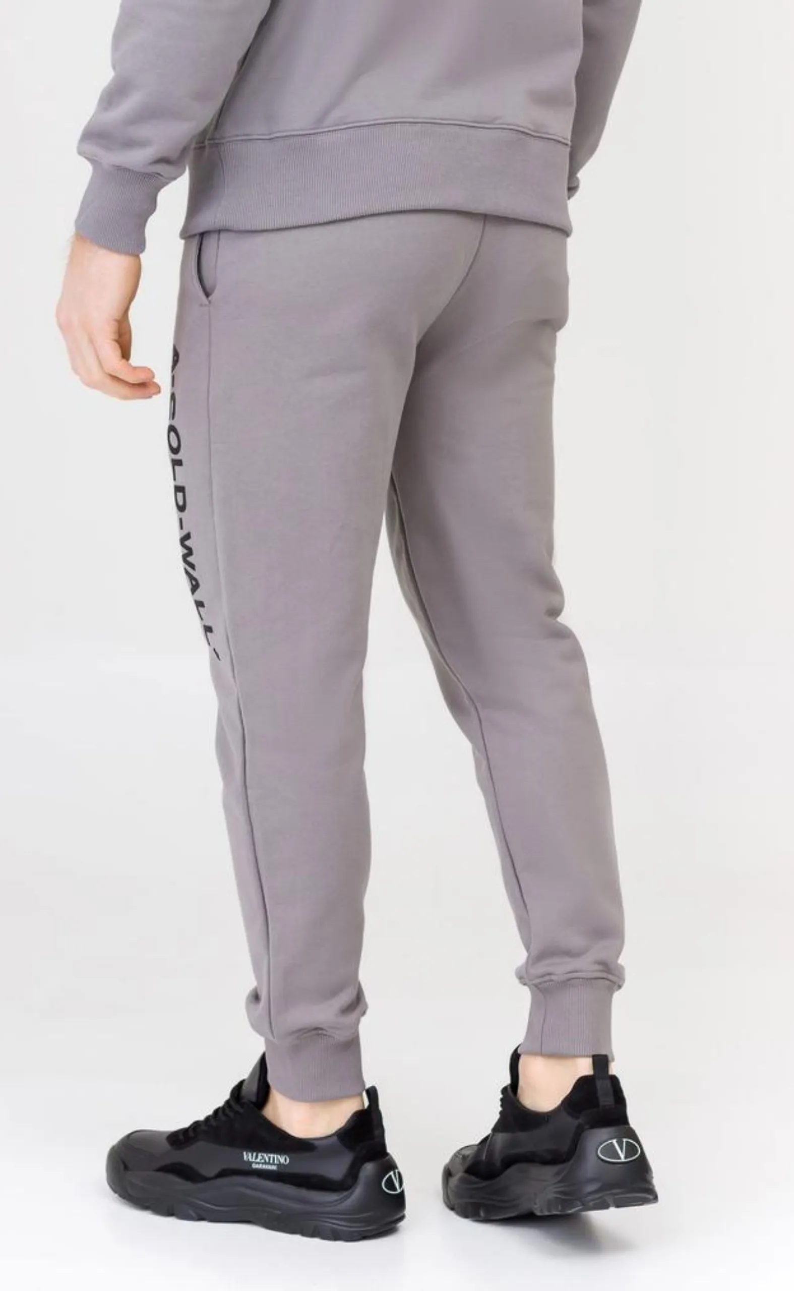 ESSENTIAL LOGO STEAL GREY SWEATPANTS