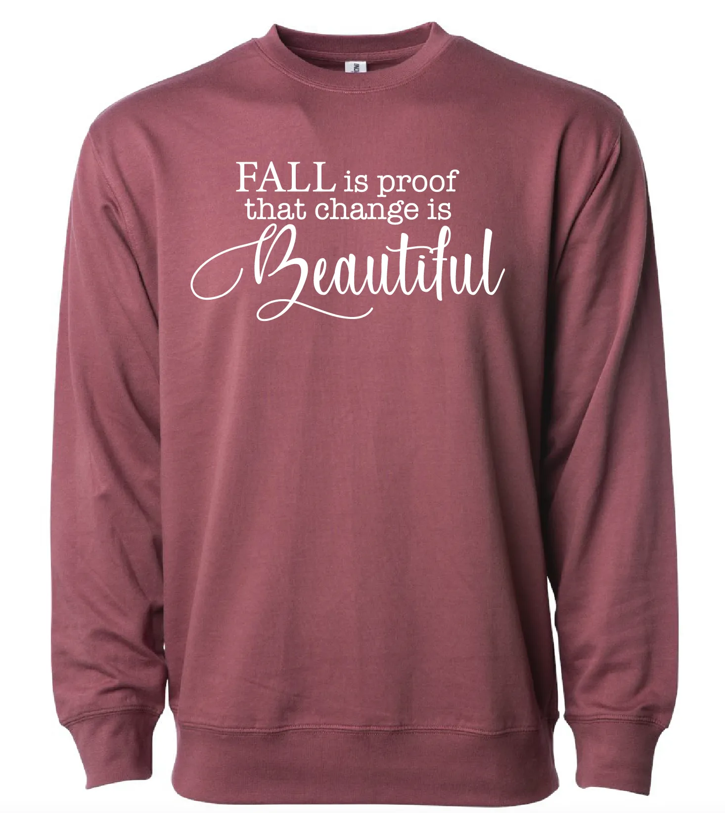 Fall is proof that change is Beautiful Sweater