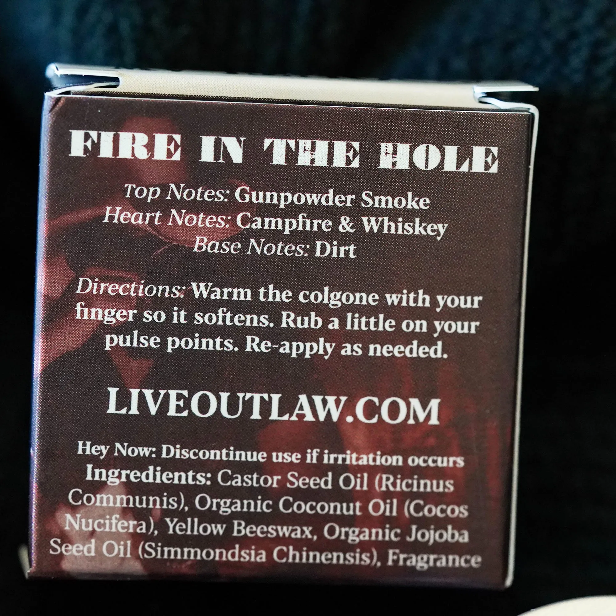 Fire in the Hole Campfire Solid Cologne