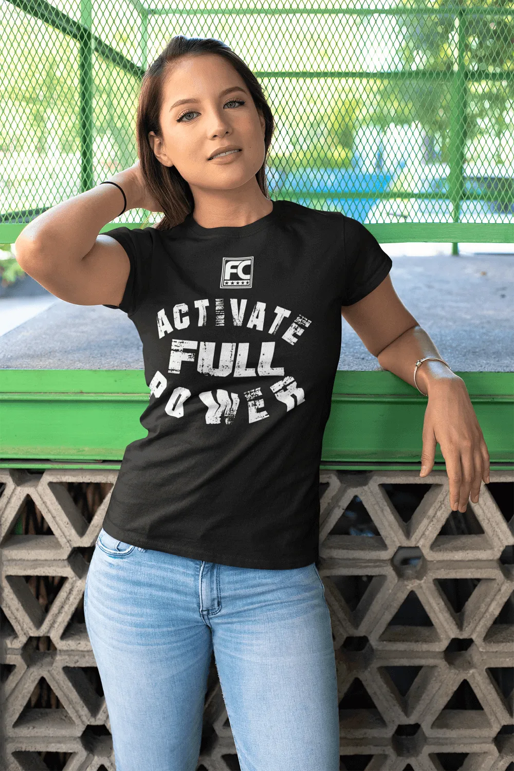 Fitness Couture - Activate Full Power T-shirt- General Gym Workout Tee