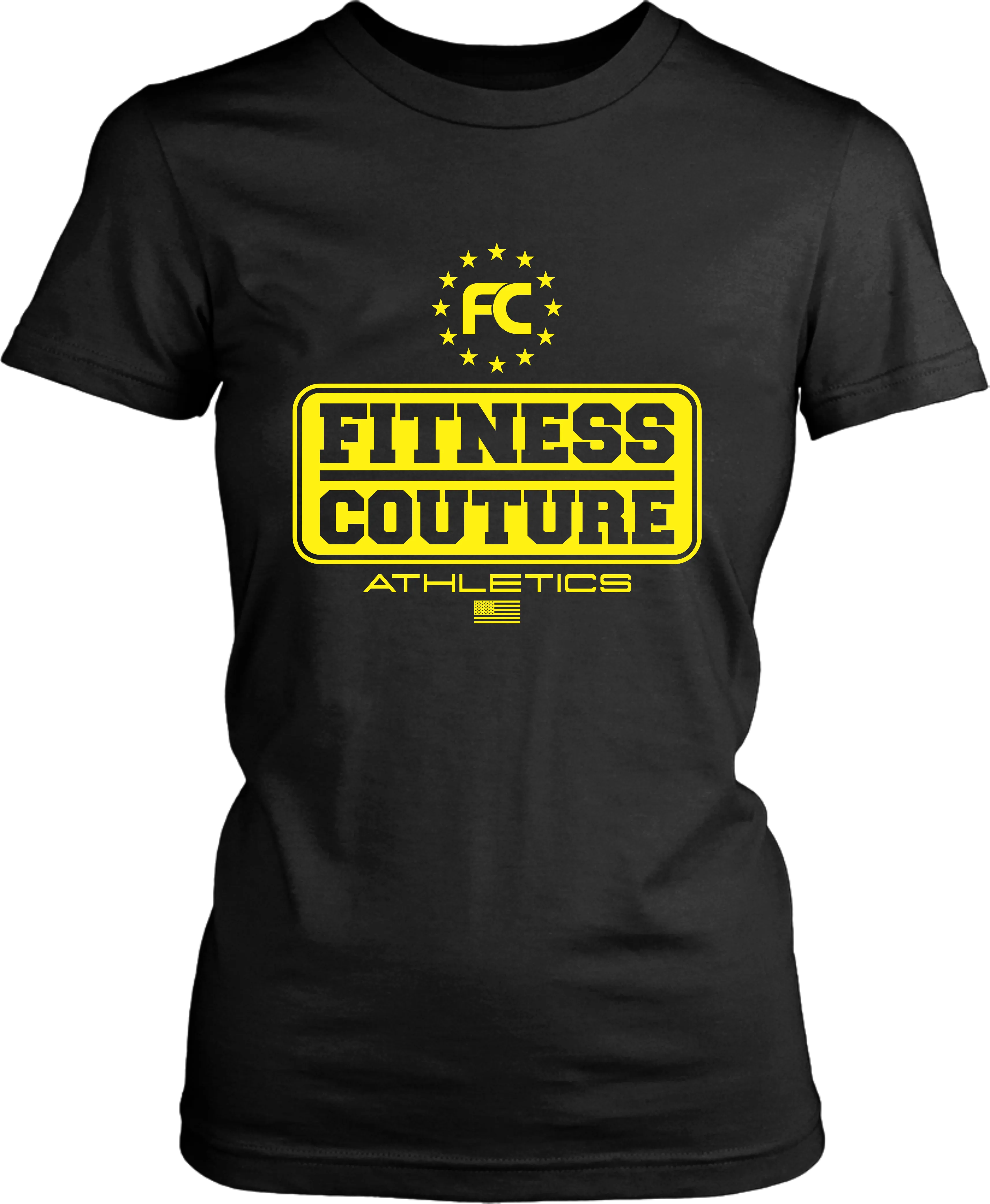 Fitness Couture Athletics Logo T-shirt Design... Workout, Gym Day or just out running errands...