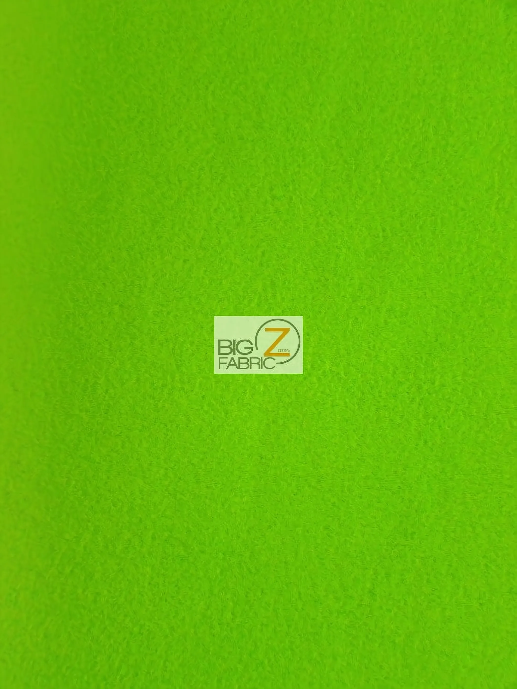 Fleece Fabric Solid / Lime Green / 65 Yard Roll