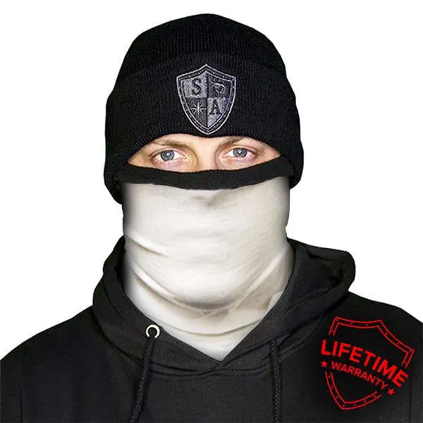 Fleece Face Shields® | Solid White Fleece