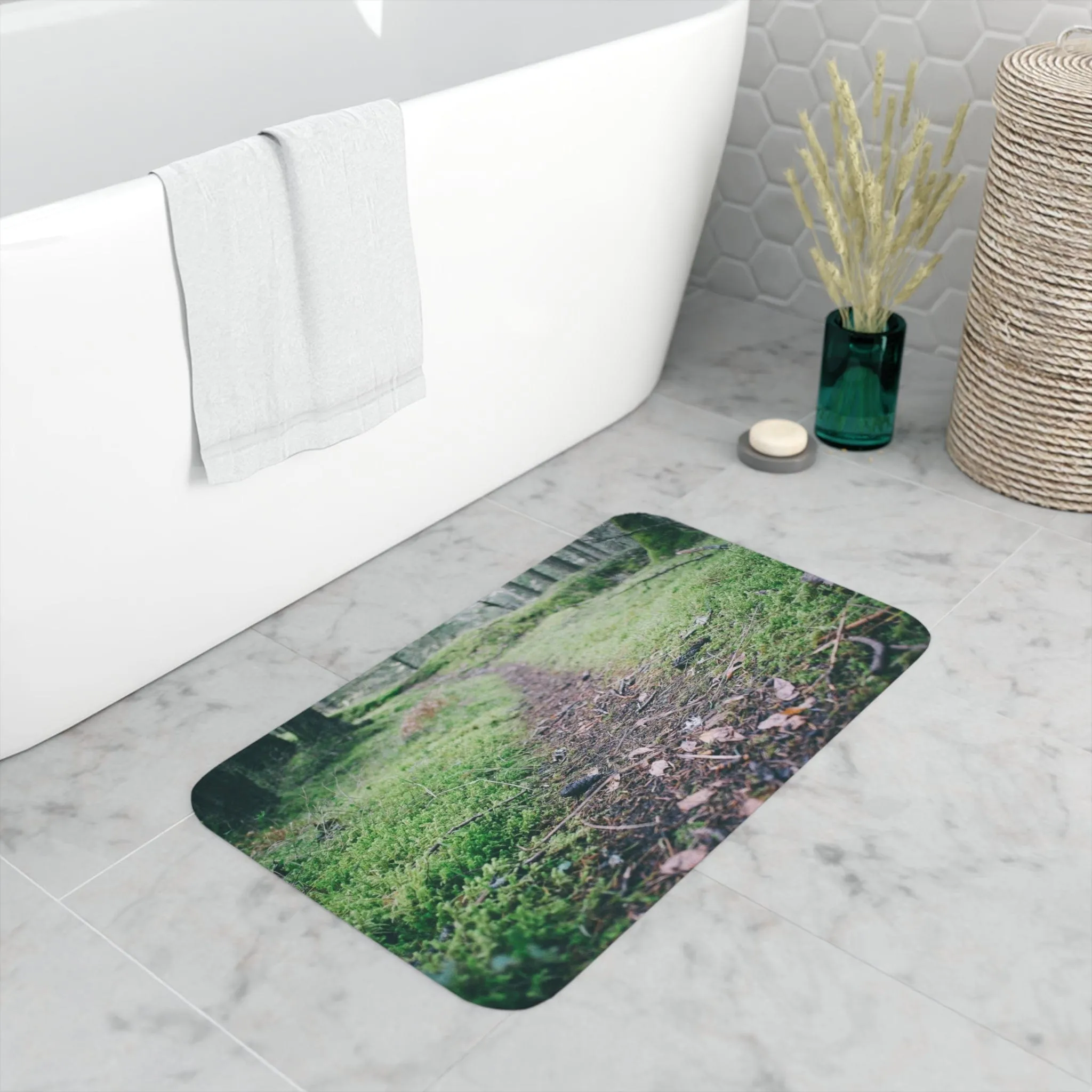 Forest Path Walk - Memory Foam Bath Mat