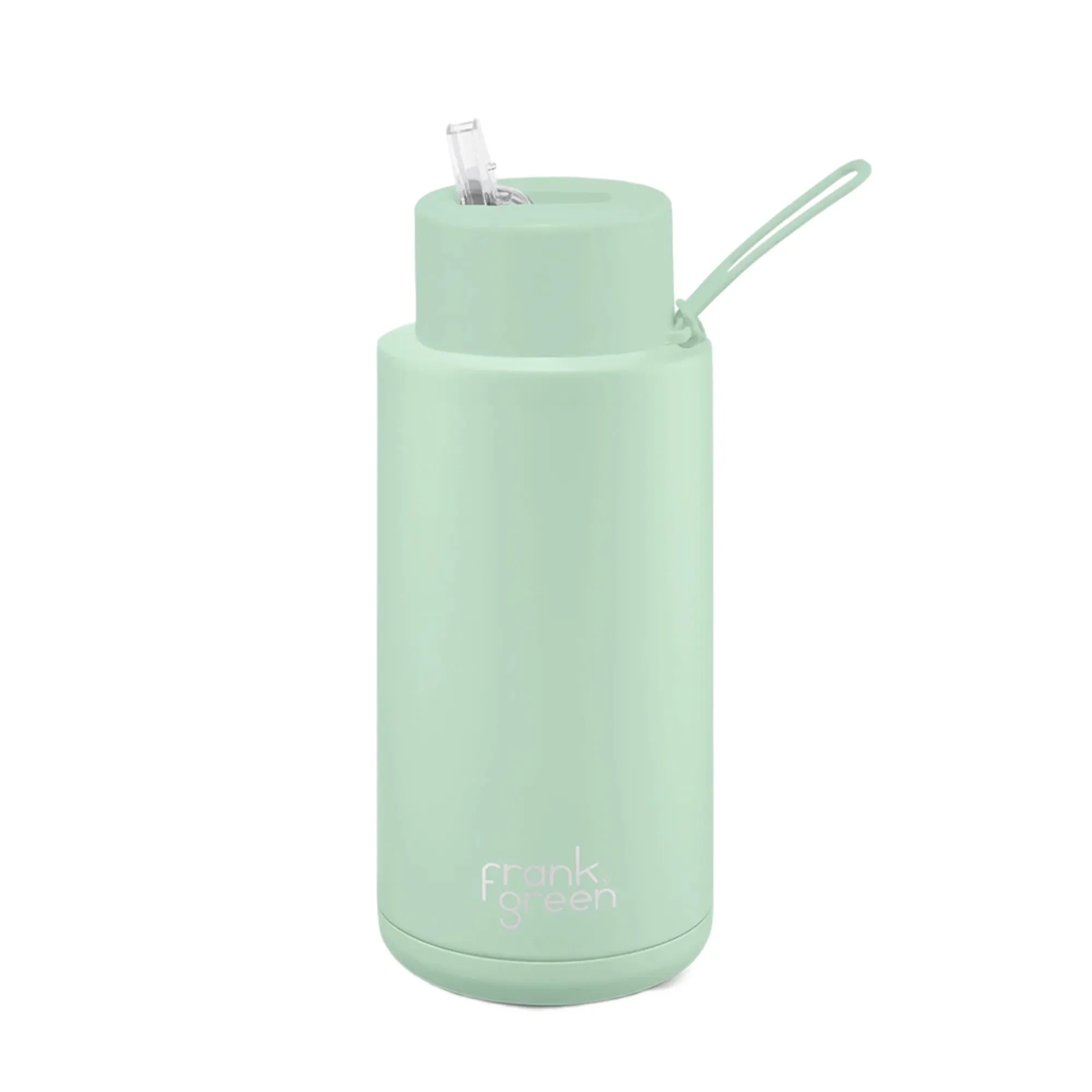 Frank Green - Reusable Straw Bottle 34oz/1L Mint Gelato