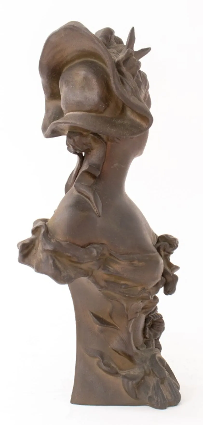 French Belle Epoque Bust of a Beauty, ca. 1900