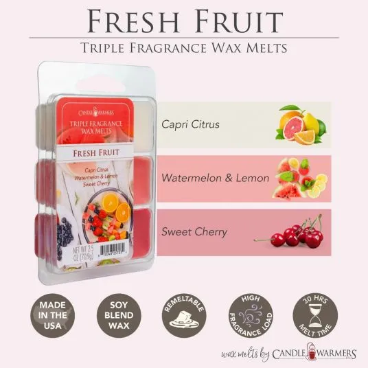 Fresh Fruit Triple Fragrance Wax Melts