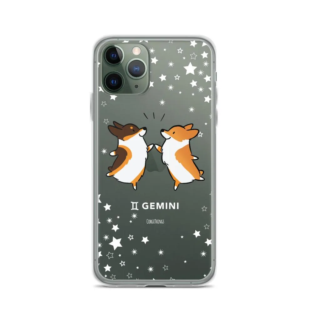 Gemini | Corgi Horoscope iPhone Case