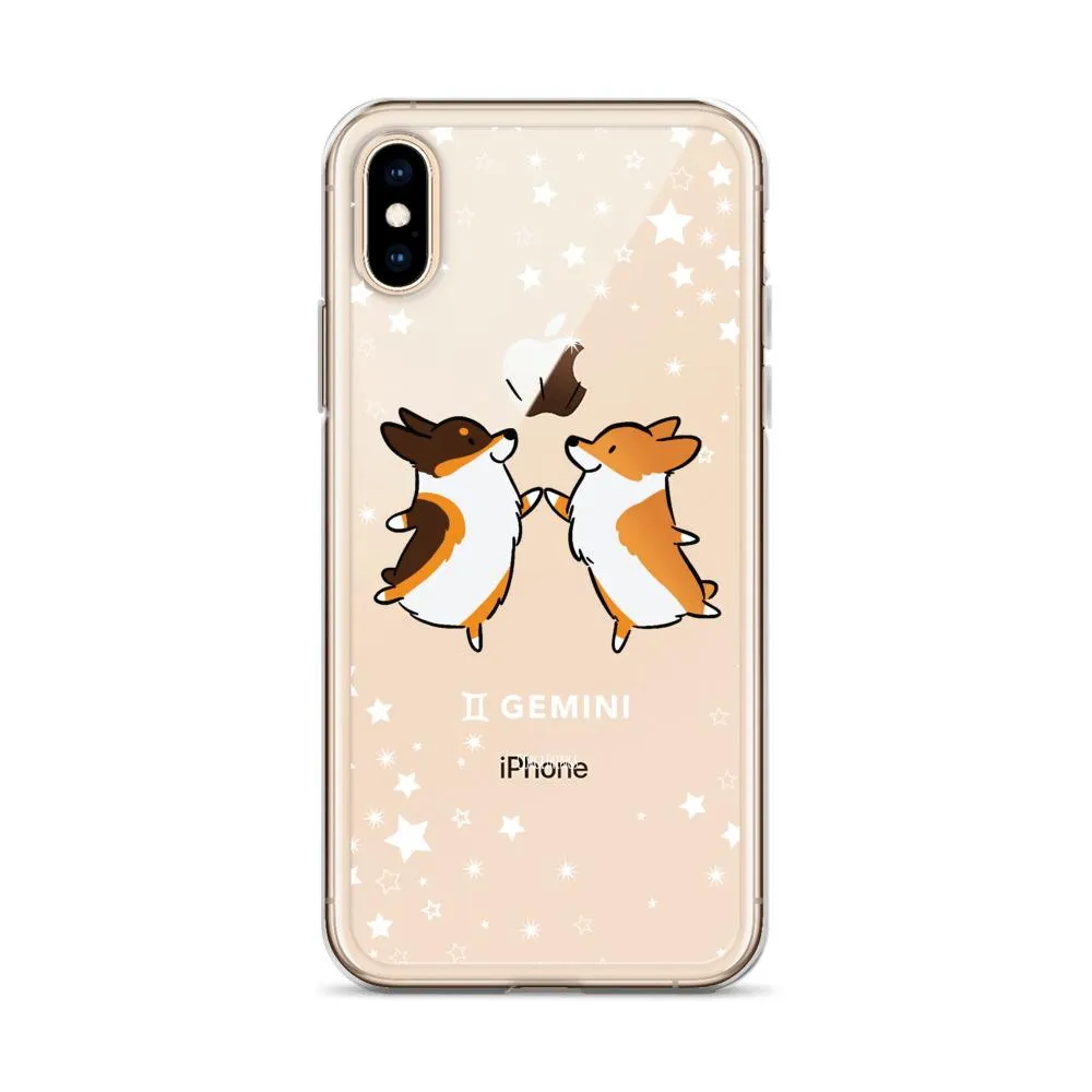 Gemini | Corgi Horoscope iPhone Case