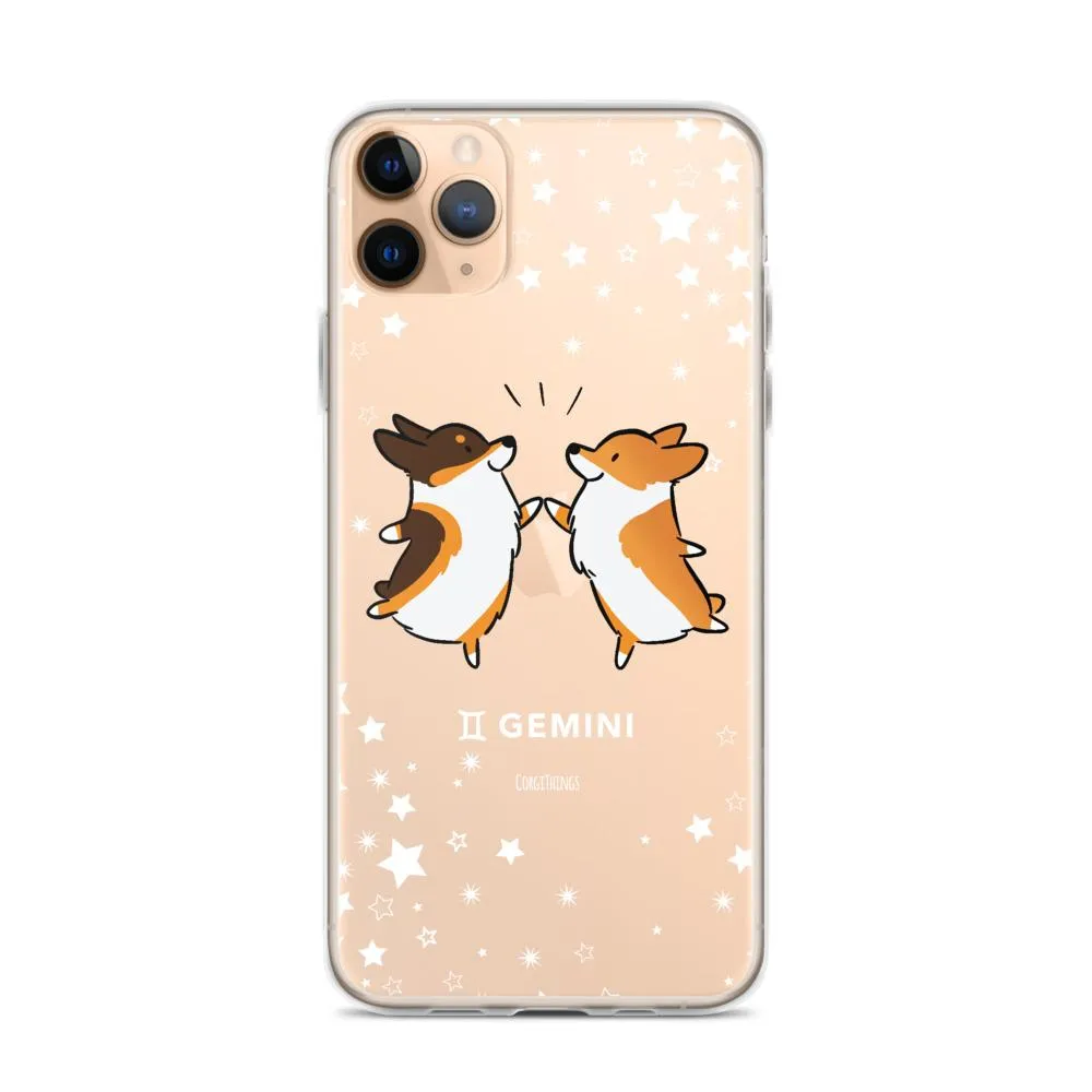 Gemini | Corgi Horoscope iPhone Case