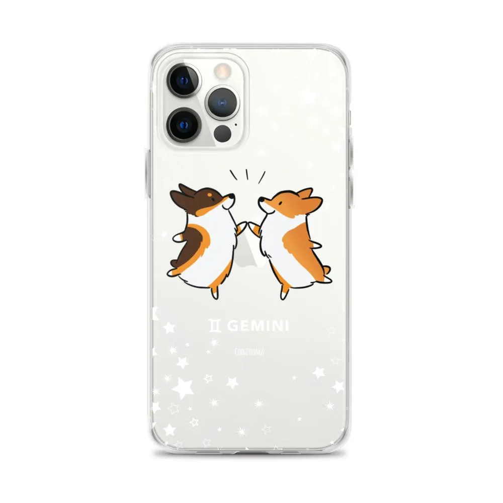 Gemini | Corgi Horoscope iPhone Case