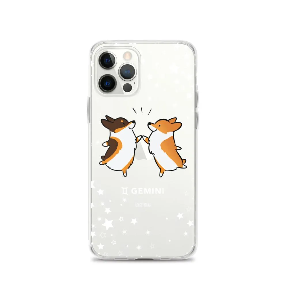 Gemini | Corgi Horoscope iPhone Case