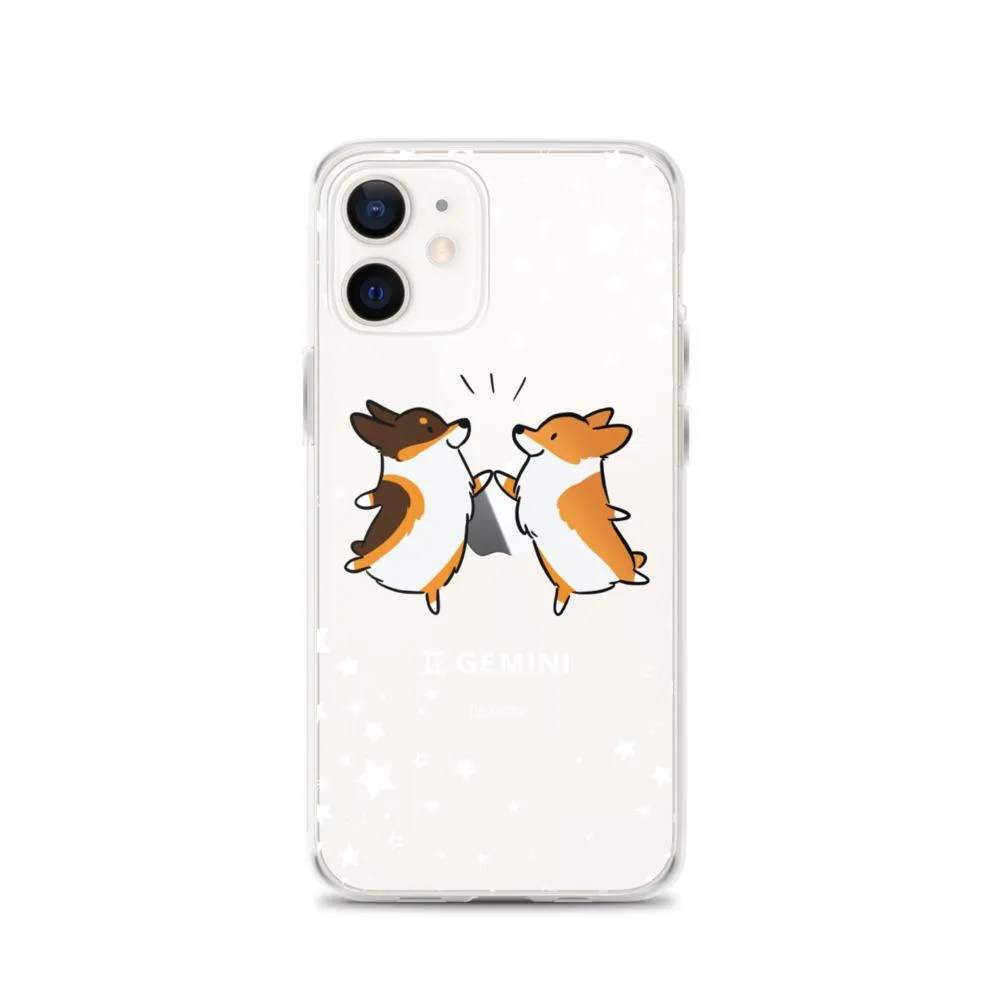 Gemini | Corgi Horoscope iPhone Case