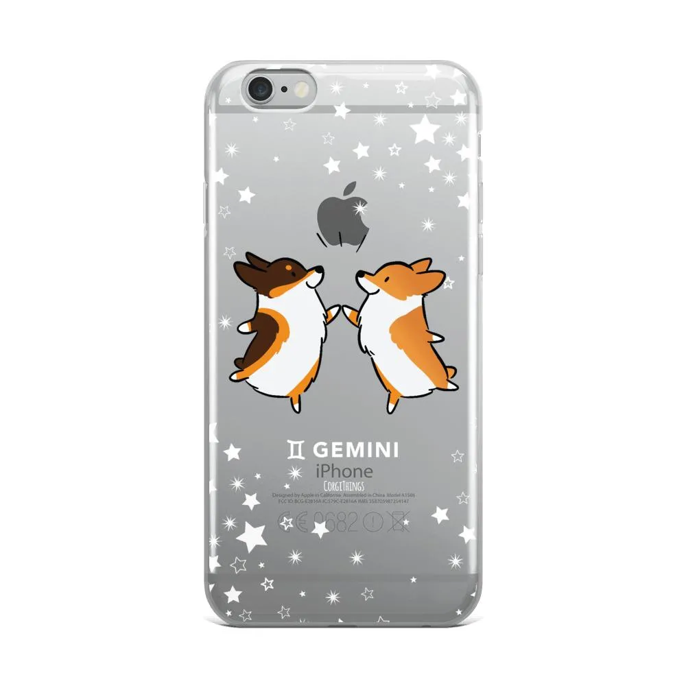 Gemini | Corgi Horoscope iPhone Case