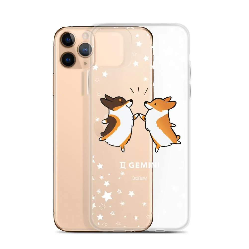 Gemini | Corgi Horoscope iPhone Case