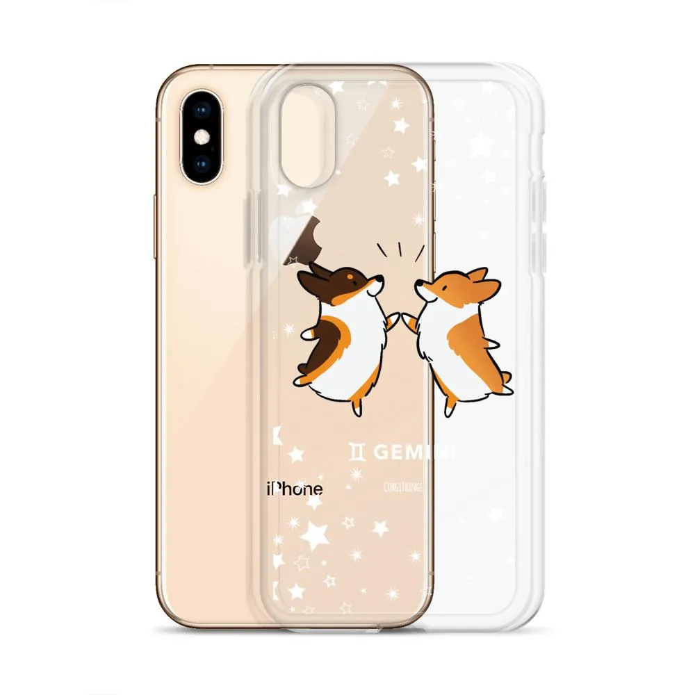 Gemini | Corgi Horoscope iPhone Case