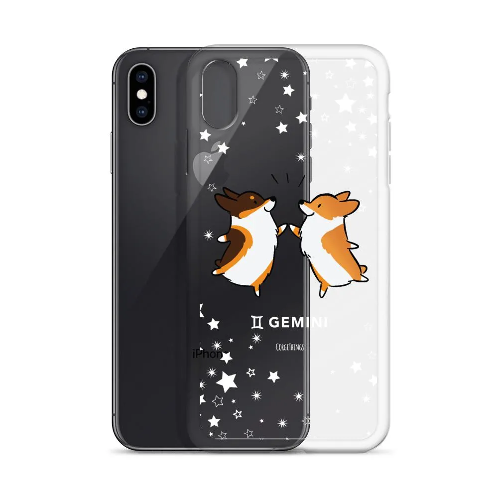 Gemini | Corgi Horoscope iPhone Case