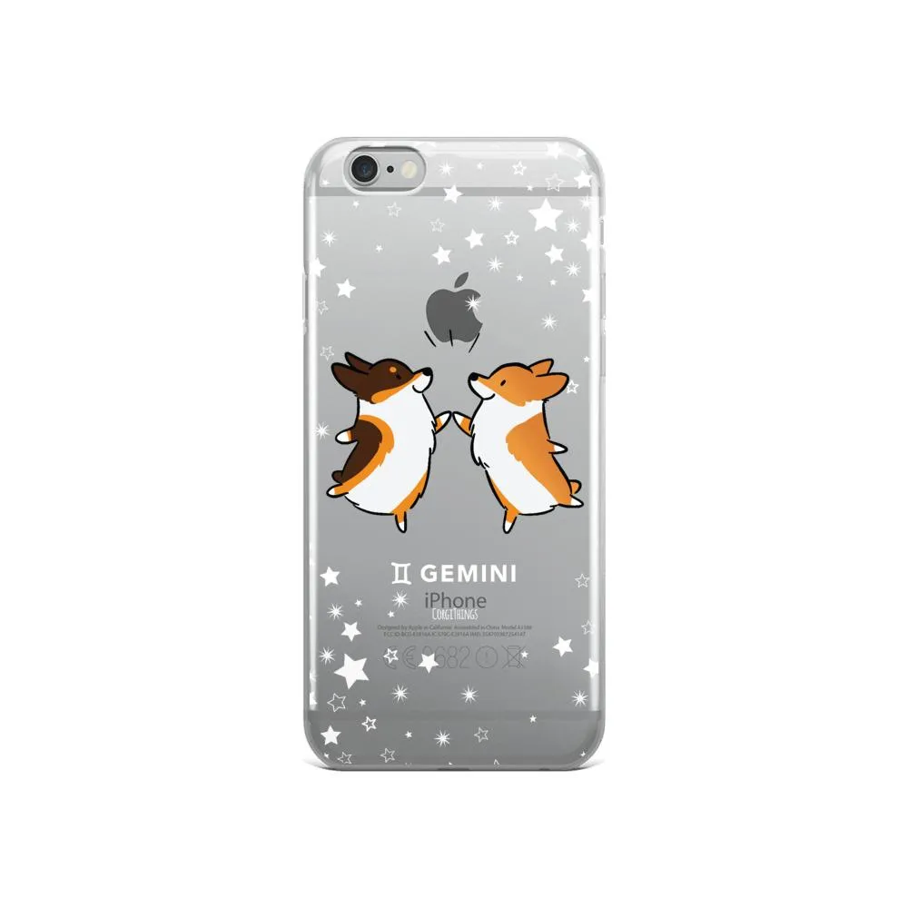 Gemini | Corgi Horoscope iPhone Case