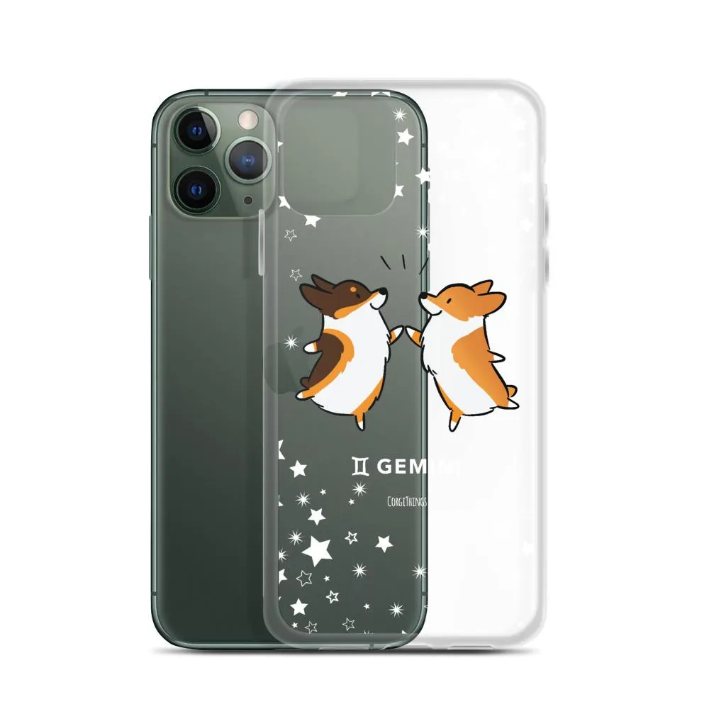 Gemini | Corgi Horoscope iPhone Case