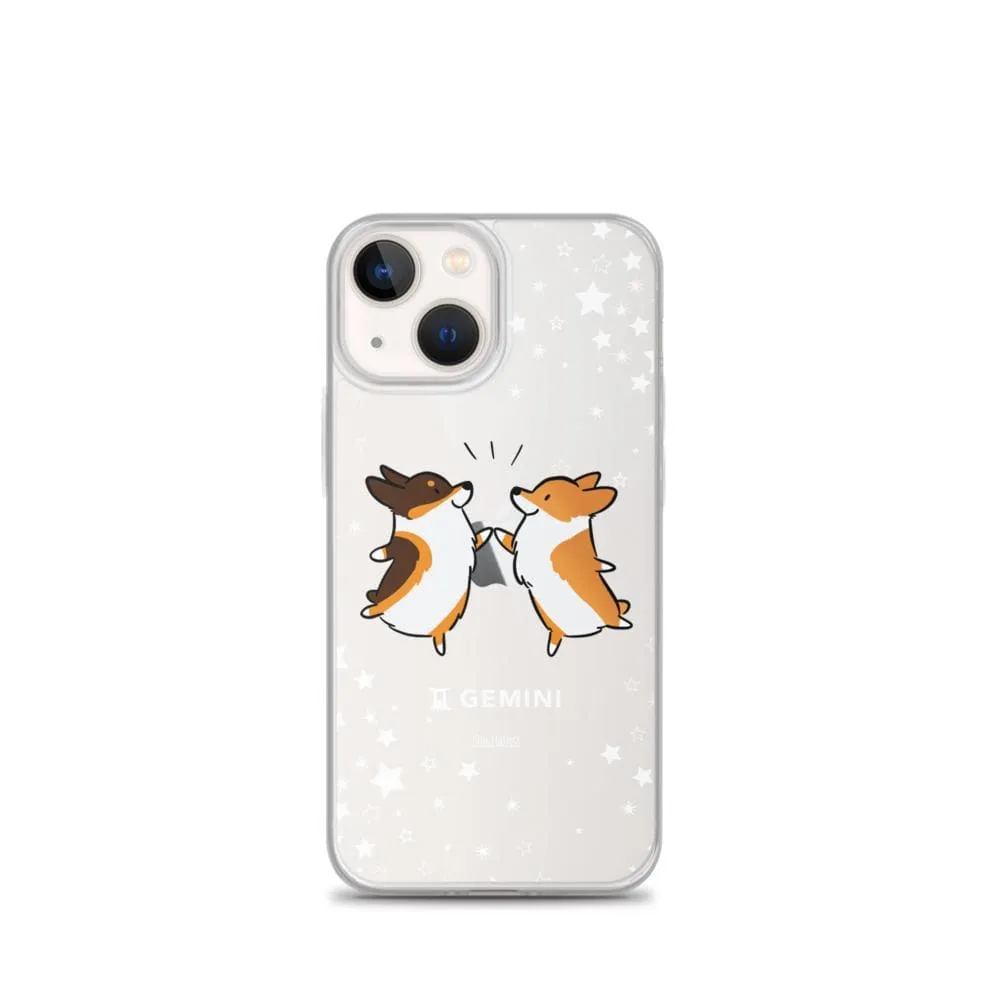 Gemini | Corgi Horoscope iPhone Case