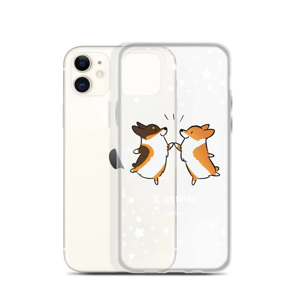 Gemini | Corgi Horoscope iPhone Case