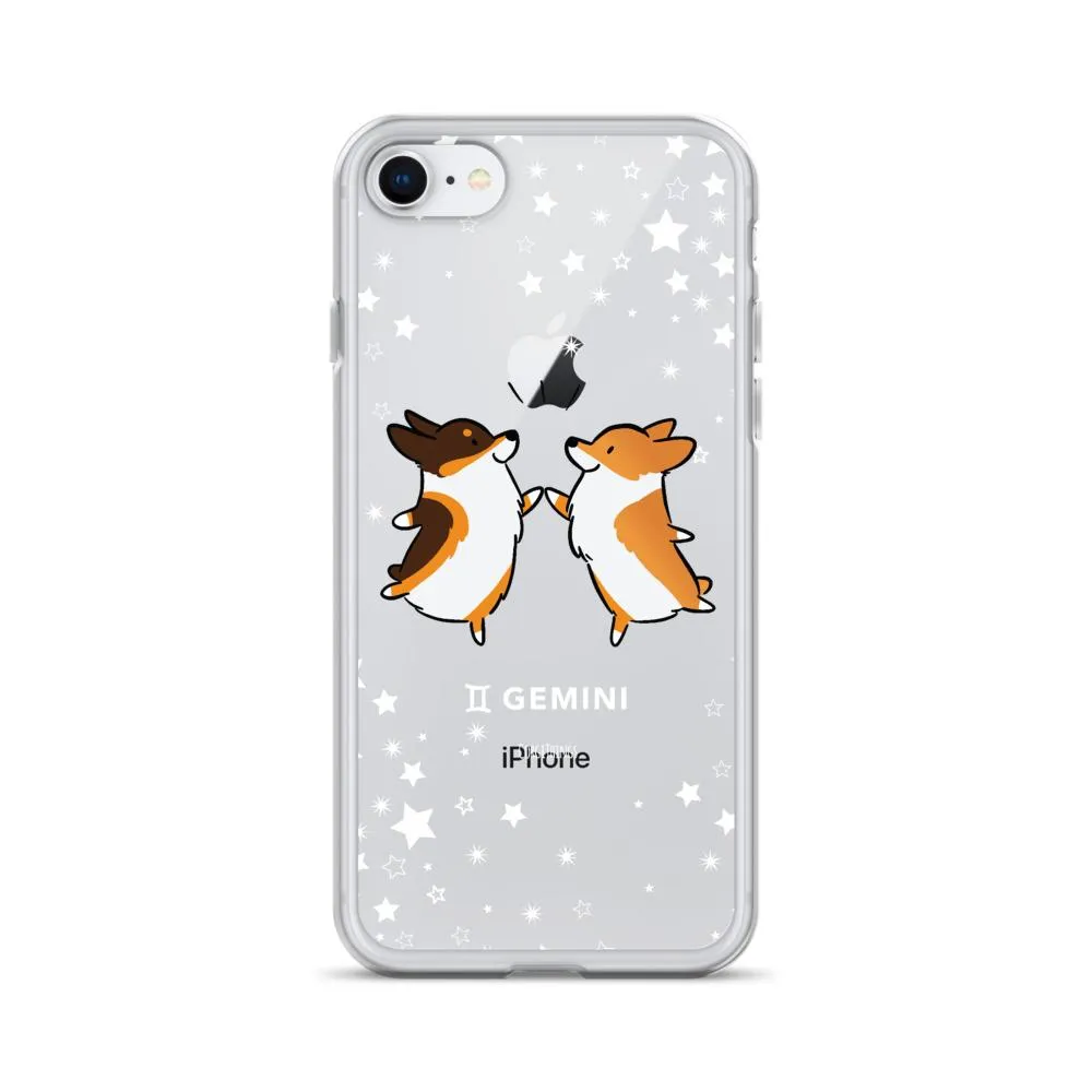 Gemini | Corgi Horoscope iPhone Case