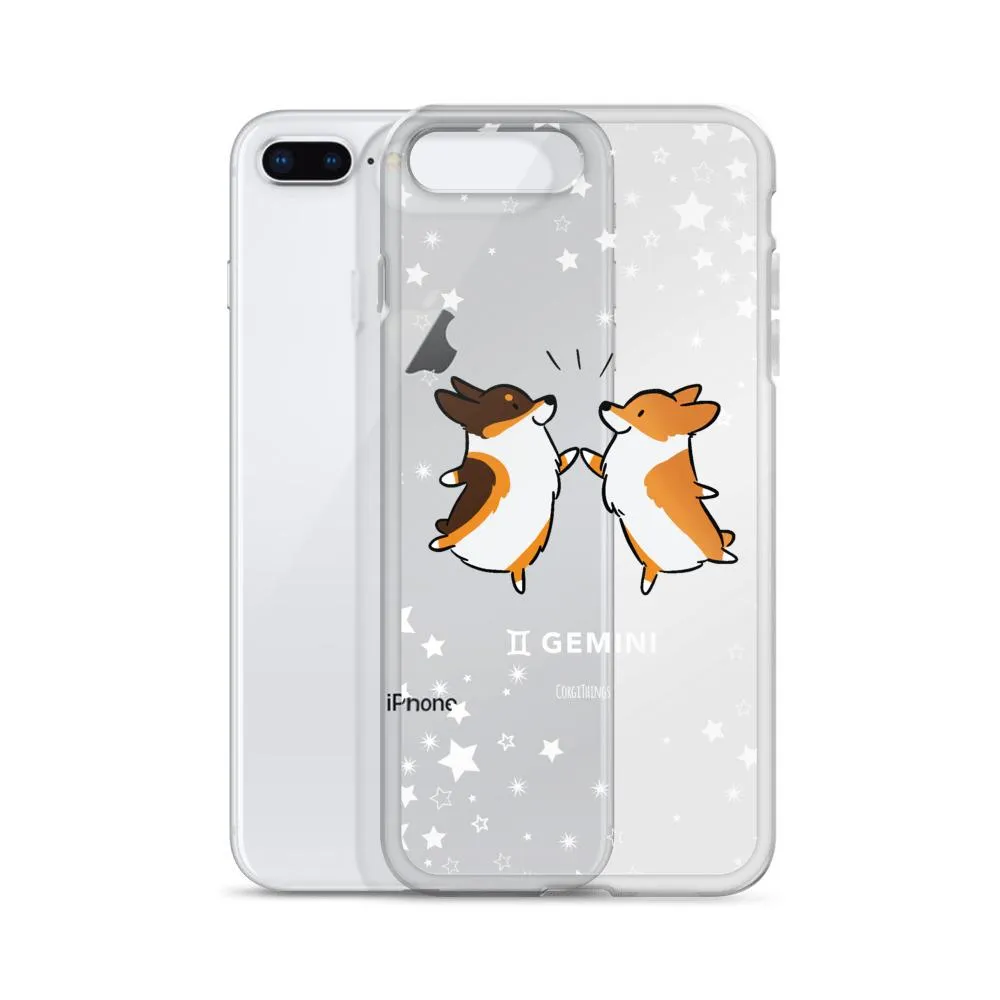 Gemini | Corgi Horoscope iPhone Case