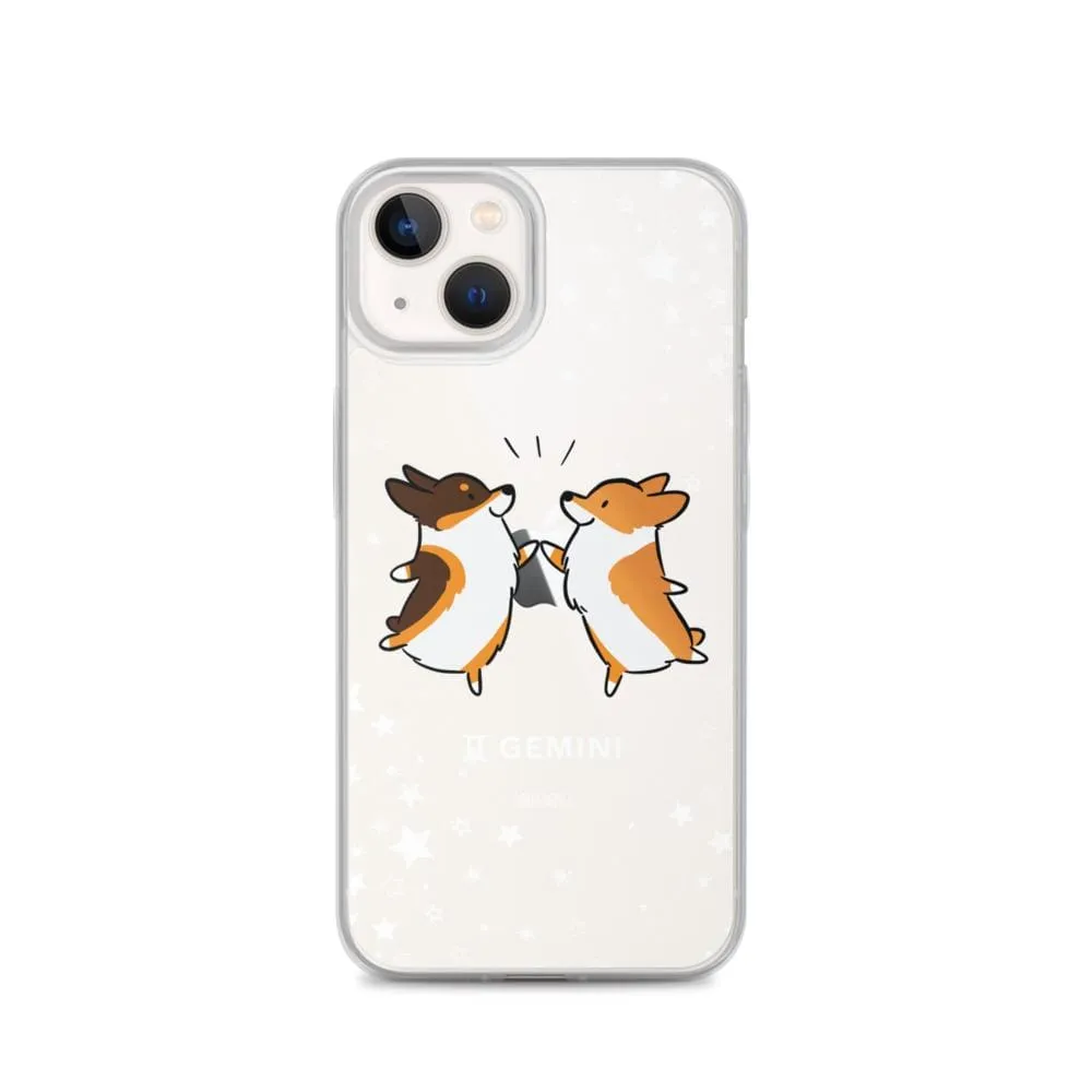 Gemini | Corgi Horoscope iPhone Case