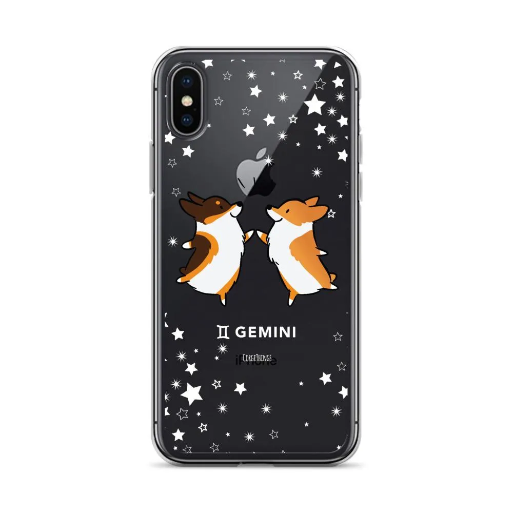 Gemini | Corgi Horoscope iPhone Case