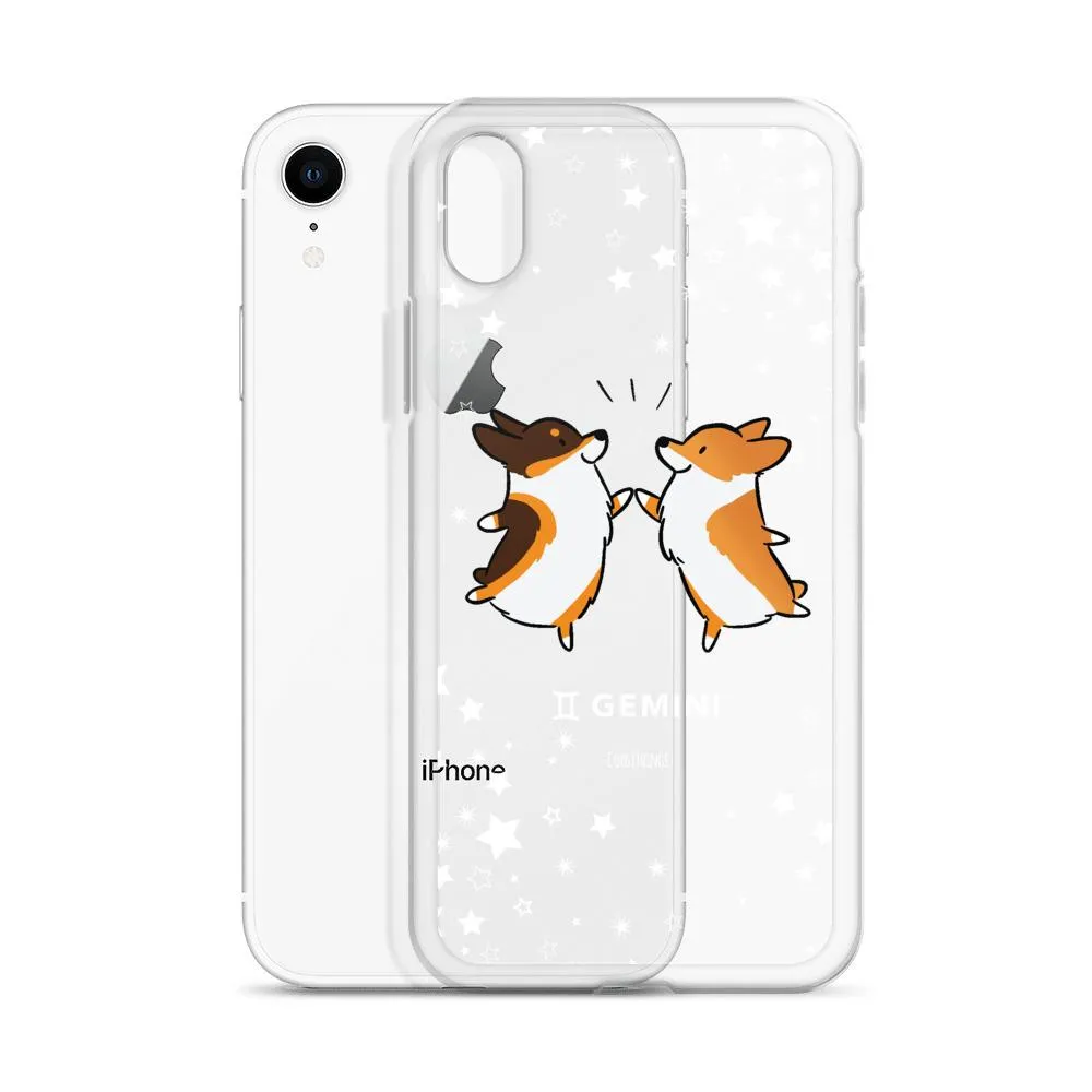 Gemini | Corgi Horoscope iPhone Case