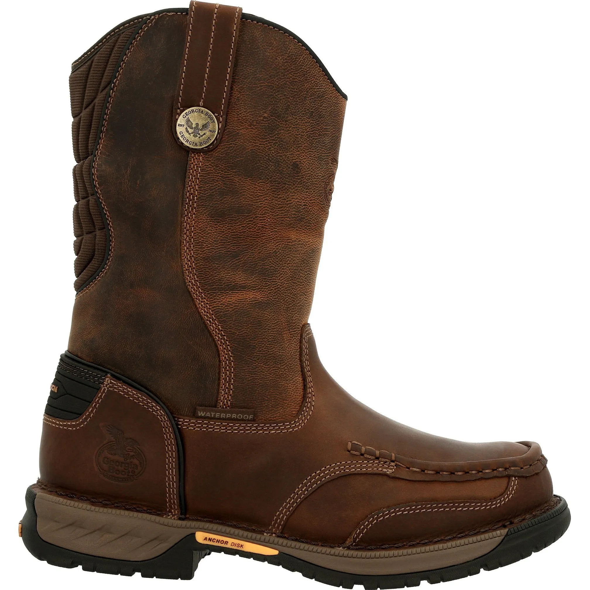 Georgia Men's Athens 360 11" Soft Toe WP Work Boot - Brown - GB00441