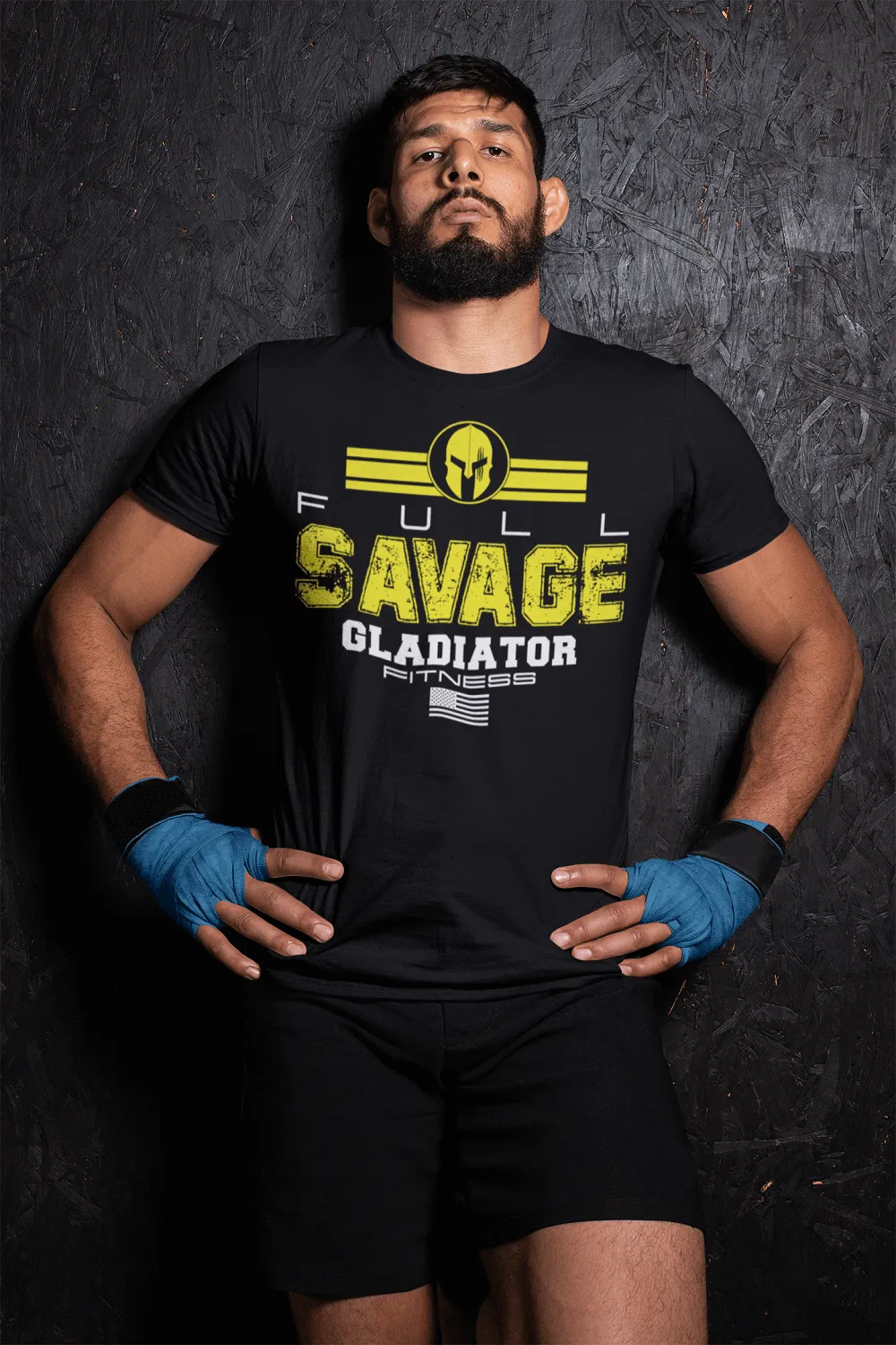 Gladiator Fitness - Full Savage- T shirt Design