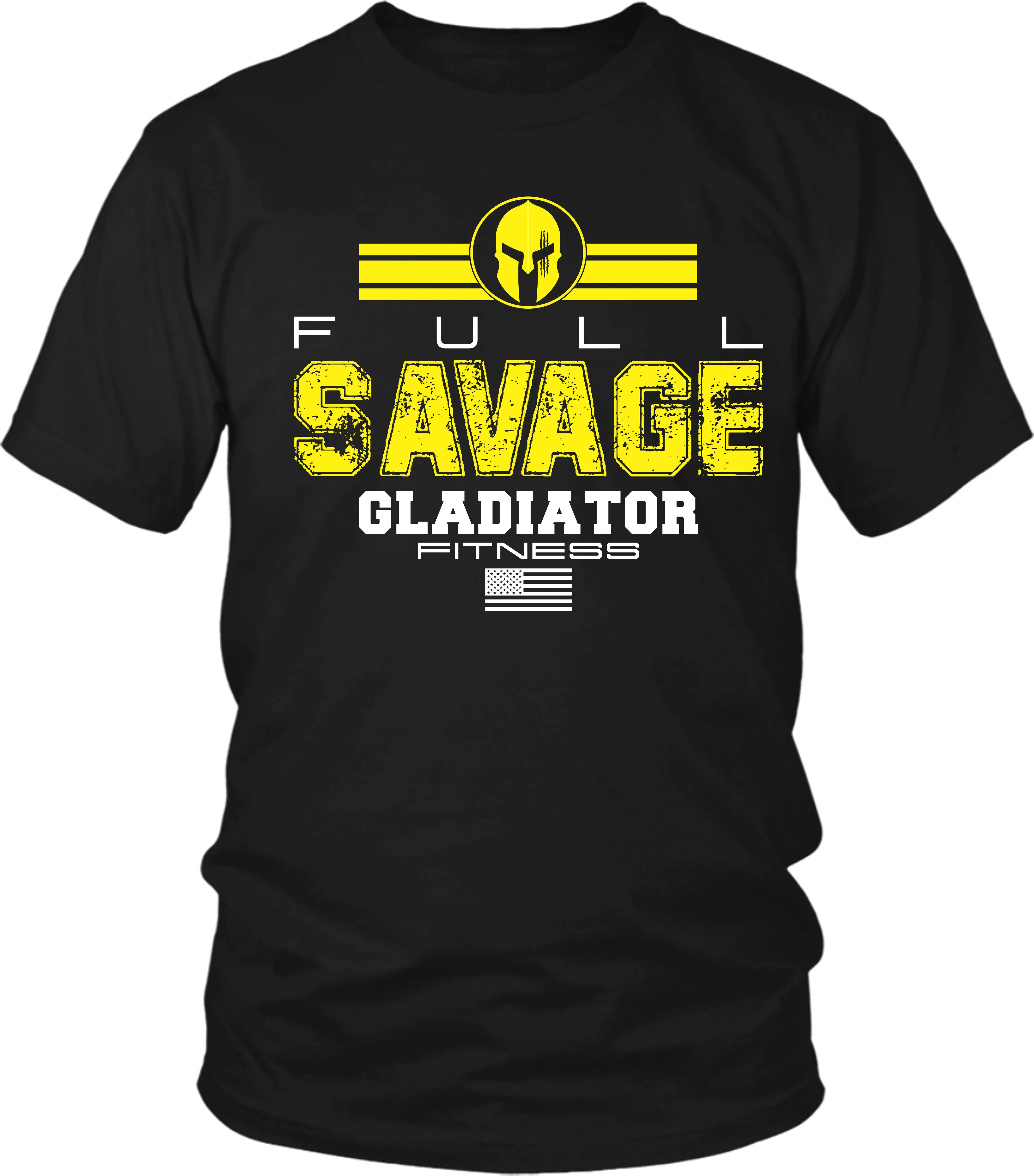 Gladiator Fitness - Full Savage- T shirt Design