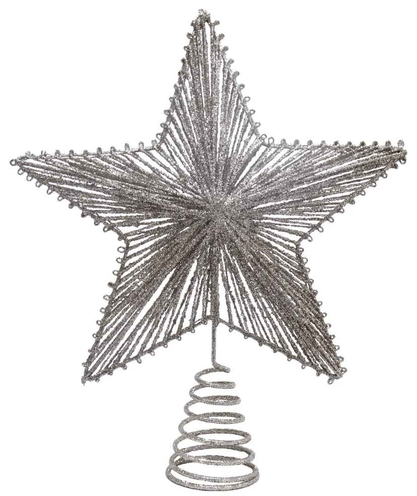 Glitter Sparkle Star Topper 2 Asst (30cm)