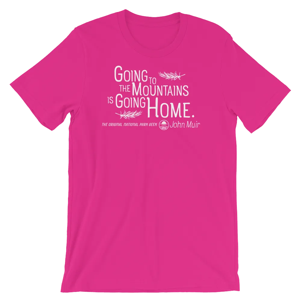 Going To The Mountains T-Shirt - White Logo