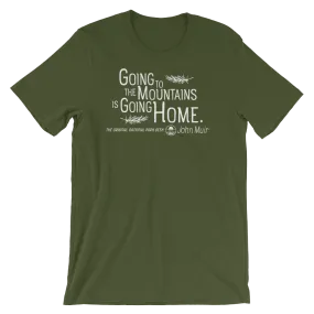 Going To The Mountains T-Shirt - White Logo