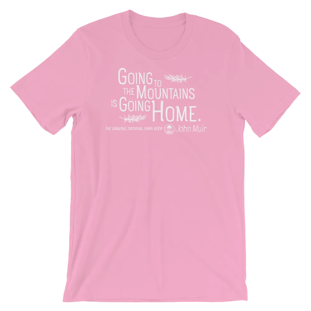 Going To The Mountains T-Shirt - White Logo