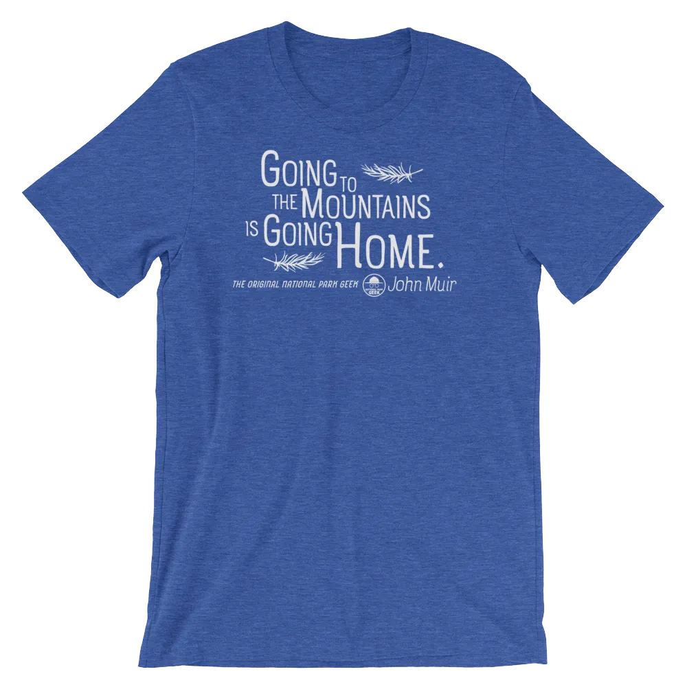 Going To The Mountains T-Shirt - White Logo