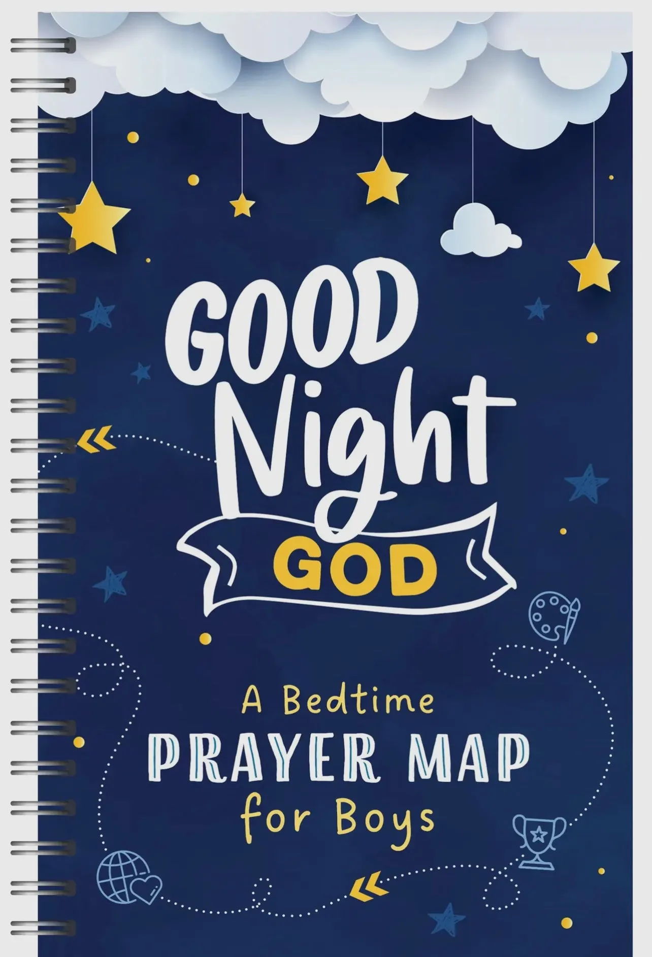 Good Night God A Bedtime Prayer Map (Boy & Girl Option)