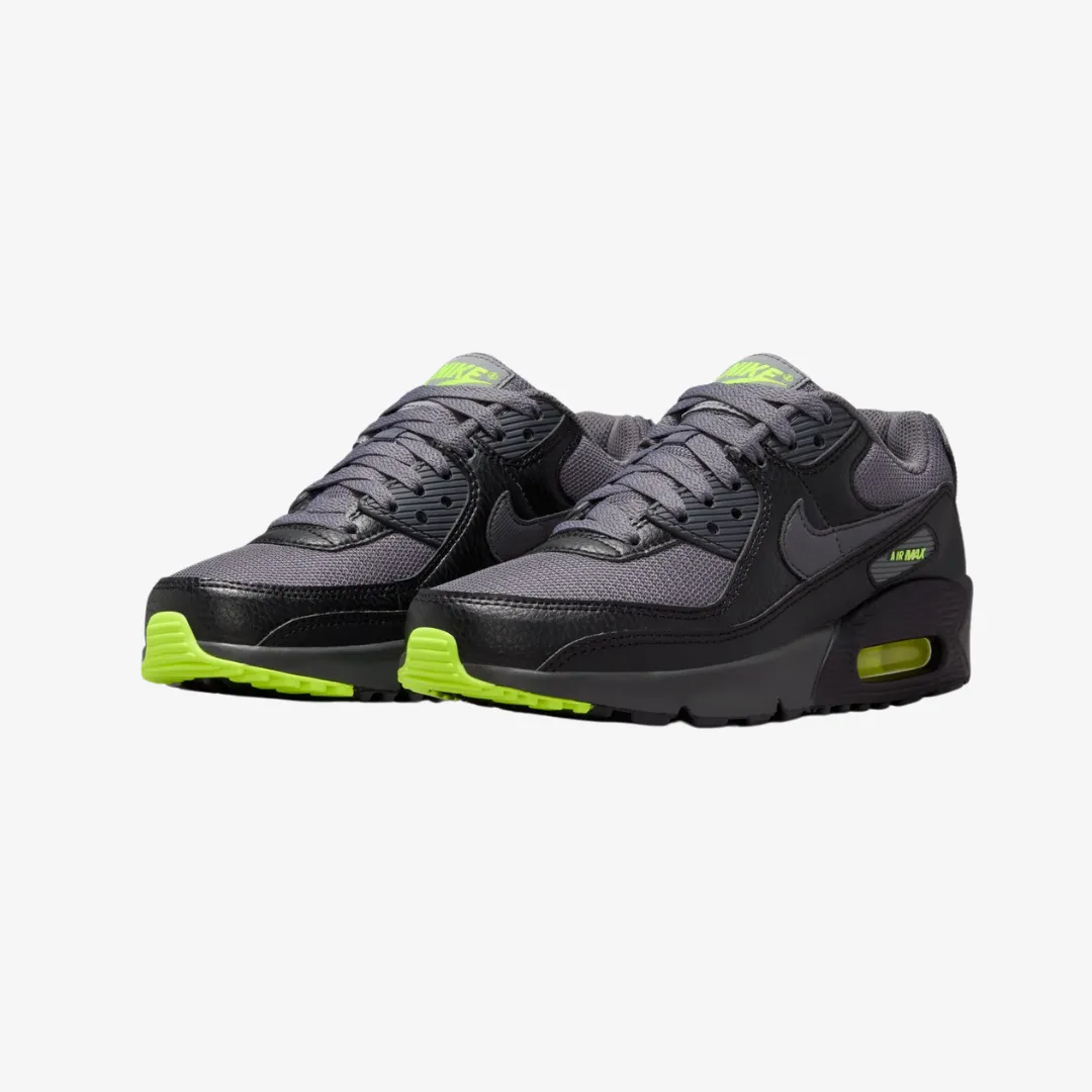 gradeschool nike air max 90 nn (black/volt)