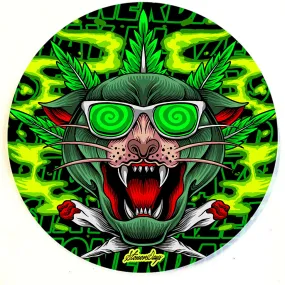 Greenz Panther 8" Round Dab Mat