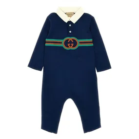 Gucci Logo Embroidery Jumpsuit