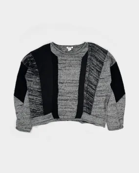 Helmut Lang 4-Texture Grey Knit 2000's